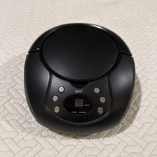 ONN CD Player Portable Boombox AM/FM Radio Lightweight Tested Works ONB17AA001RS