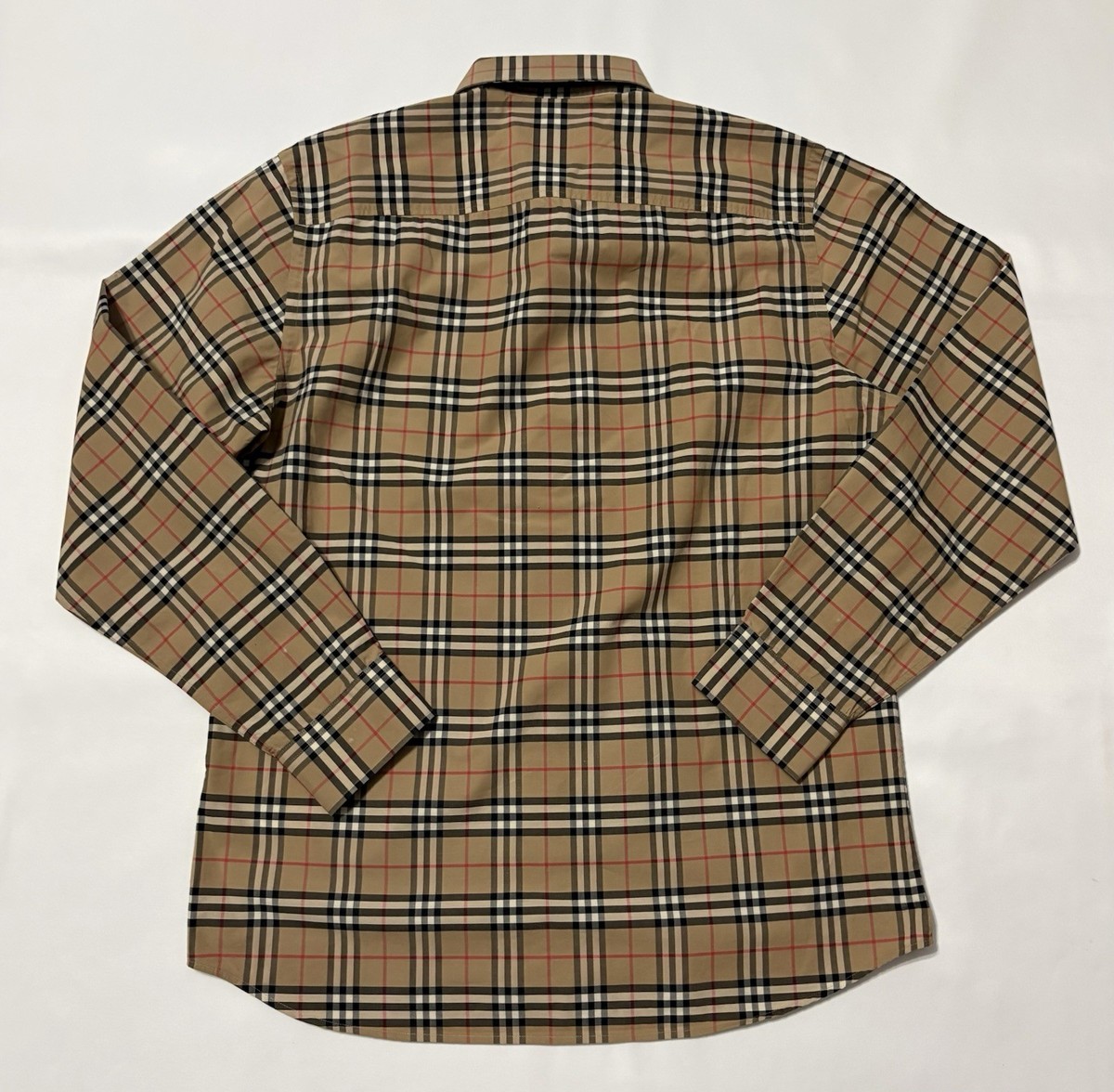 BURBERRY LONDON ENGLAND チェックシャツ M BURBERRY Shirt Check Medium Beige M | eBay