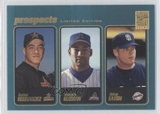 2001 Topps Prospects Limited Edition Geraldo Guzman Adam Eaton #375 fm0