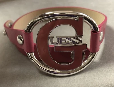 Superbe bracelet GUESS cuir maroquinerie bracelet ceinture guess cuir - Photo 1/4