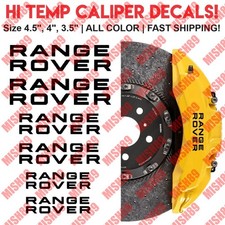 Range Rover Brake Caliper Decal High Temp Vinyl Sticker Hi Temp Vinyl Decals