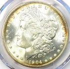 1904-O Morgan Silver Dollar $1 - Certified PCGS MS66+ Plus Grade - $850 Value