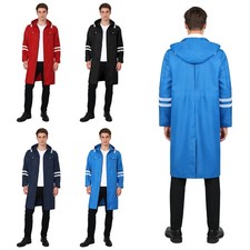 Mens Outfits Mechanics Unifroms Unisex Overcoat Front Jacket Workshop Workwear