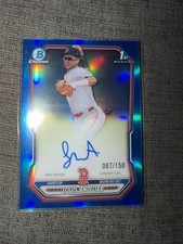 Louis Andujar Bowman Chrome 2026 Blue Red /150 Auto