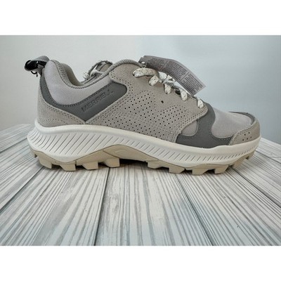 Merrell Tempo Sol Pigeon Grey Suede Mesh Low Hiking Outdoor Shoes Women's 8