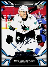 2022-23 Upper Deck MVP Blue Script Marc-Edouard Vlasic #126 San Jose Sharks