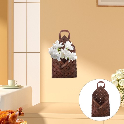 Hanging Wall Basket Door Back Storage Decorative Flower Small for Front Flowers - Picture 2 of 12