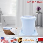 Mini Dryer Portable Compact Clothes Spin Dryer Manual Home Laundry Dryer Blue