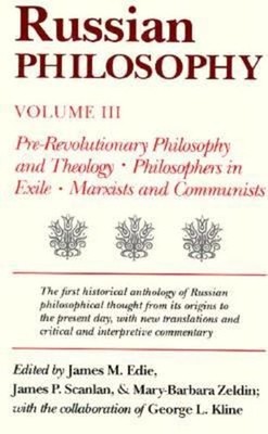 Russian Philosophy : Pre-Revolutionary Philosophy and Theology; P