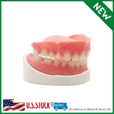 Denture Do it Yourself Full Set of Top and Bottom Fake Teeth for Improve Smile (