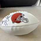 Cleveland Browns Autographed Football Signed by Bernie Kosar Schwartz Sports COA