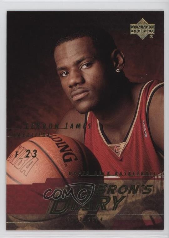 2003-04 Upper Deck Lebron's Diary LeBron James #LJ10 Rookie RC