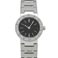 Used BVLGARI BVLGARIBVLGARI BB23SSD Black Ladies Watch Used