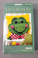 Natura Froggy Latch Hook Kit - 12x12  - 30.4X30.4 cm P535 Sealed New