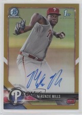 2018 Bowman Chrome Prospect Gold Refractor 43/50 McKenzie Mills Auto 0a3