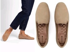Birdies Womens Size 9 Shoes Latte Suede Slip On Loafers Starling Flats GRAT