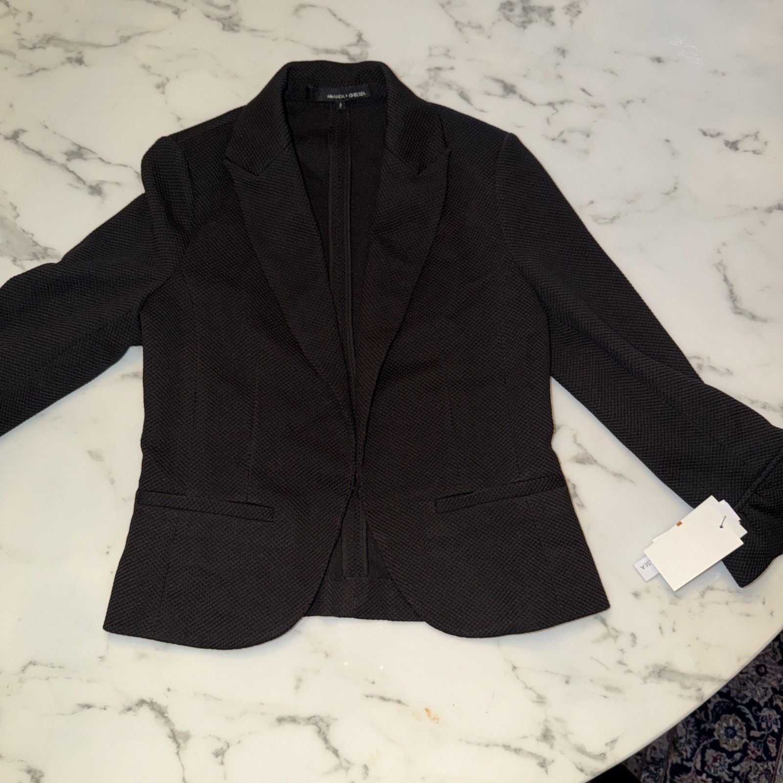 Blazer Size 2 Ruffle 3/4 Sleeve