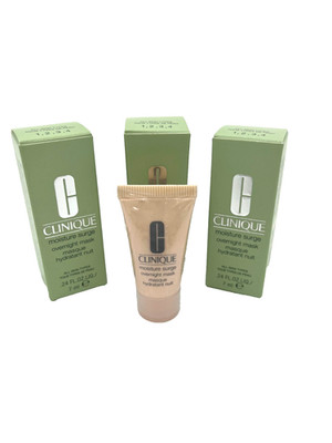 Clinique Moisture Surge Overnight Mask 0.24 oz / 7 mL each set of 3  Travel Size