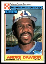 Andre Dawson 1984 Topps Cereal Series #6 Expos MLB READ FREE SHIP AutographDen