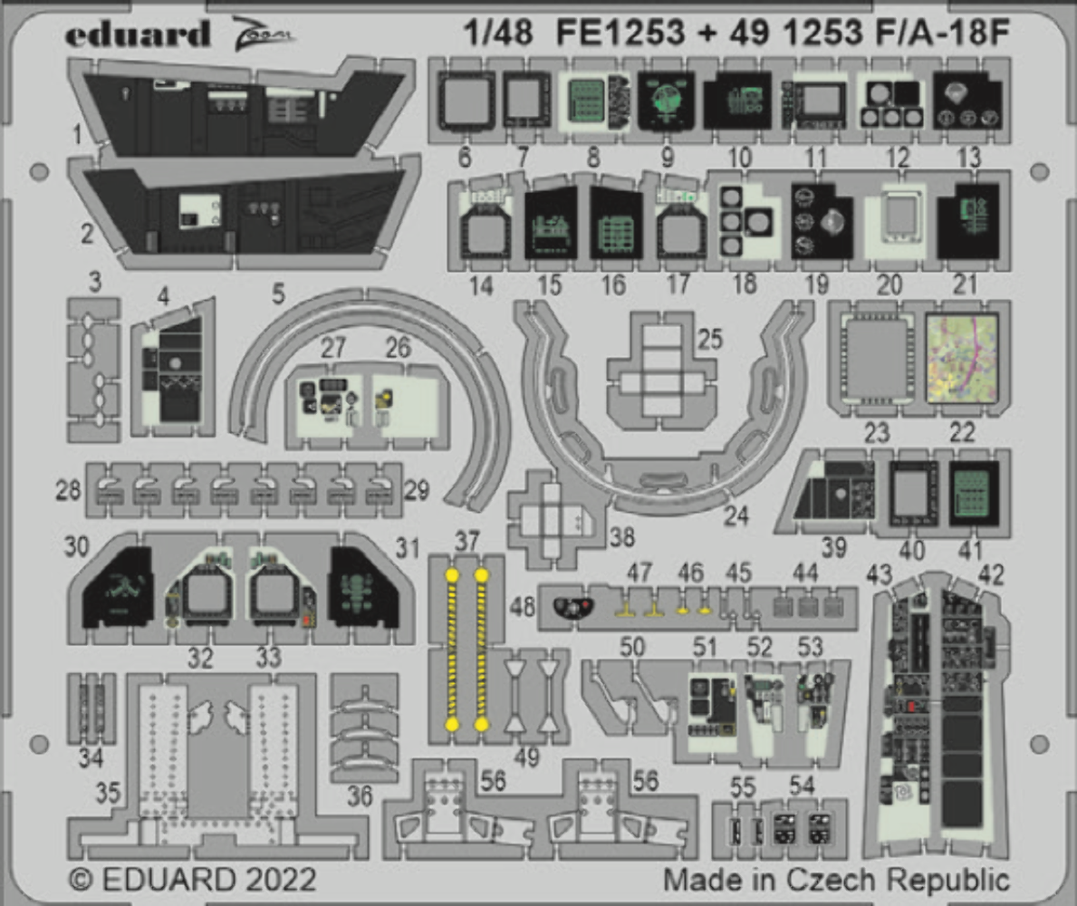 Eduard FE1253 1:48 Boeing F/A-18F Hornet