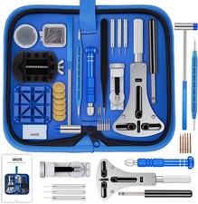 XOOL 210PCS Watch Repair Kit Battery Opener Link Remover Tools Case