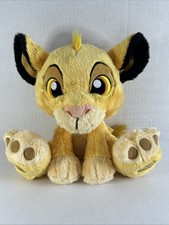 Disney Parks Exclusive Plush Simba Big Feet The Lion King Stuffed Animal 10" Toy
