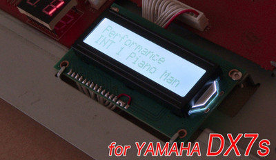 Yamaha DX7s High Brightness White LED Backlight LCD Display Replacement New
