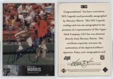1997 Upper Deck NFL Legends Auto Mercury Morris #AL-144 Auto