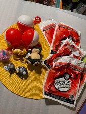Lot of 3 Pokemon Burger King Poke Balls 5 Figurines 5 Toy Bags