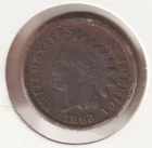 1863 Indian Head Penny American Civil War Copper Nickel US Coin Rare Old Cent