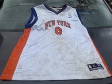 Vintage New York Knicks Reebok XL 18-20 Youth Sprewell Jersey - Stained
