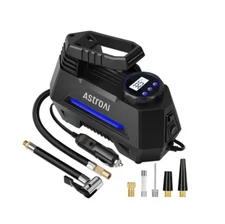 AstroAI Portable 12V Tire Inflator Air Compressor Pump w/Digital Gauge &LED Ligh