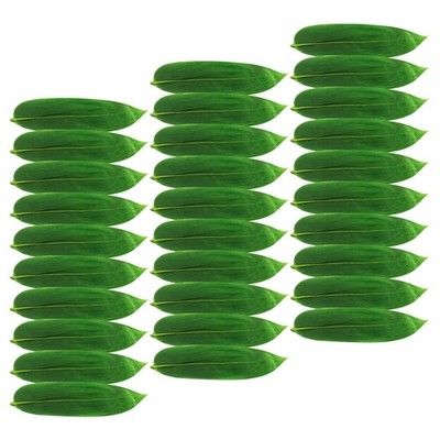  100pcs Bambusblätter für Schüssel Display Sushi Dekorative Blätter Sashimi