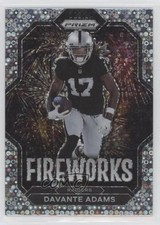 2022 Panini Prizm Fireworks No Huddle Prizm Davante Adams #F-16 11ym