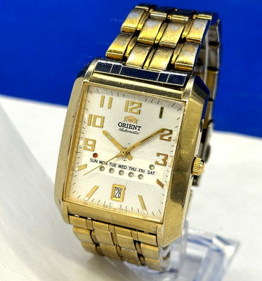 Orient automatic wristwatch men's Japan stainless steel 50m Caliber 46943