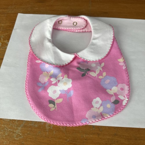 Kate Spade Baby Girls Bib Pink Floral Theme