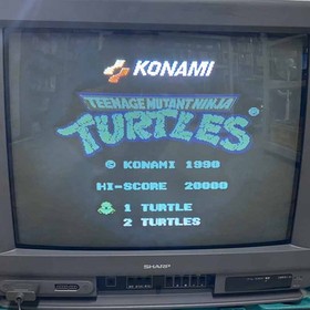 Used T.M.N.T. Teenage Mutant Ninja Turtles Famicom Software Retro FV549