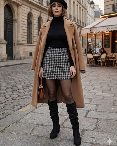 Primadonna Collection Black Velvet Boots Slouchy Style and Double Look Block