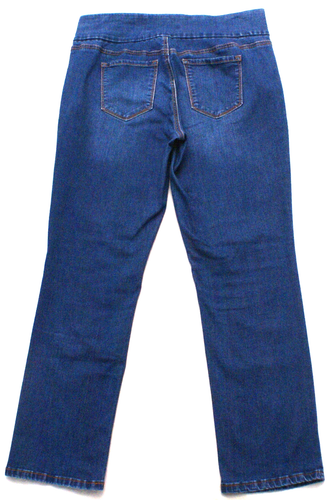Womens Gloria Vanderbilt Amanda Pull-On Stretch Blue Jeans Size 12 S (34X28) - Picture 2 of 3