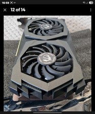 MSI NVIDIA GeForce GTX 1660Ti 6gb Graphics Card Free UK P&P