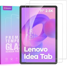 Lenovo Idea Tab 11" 2025 Screen Protector 2-Pack, HD-Clear 9H Hardness Tempered