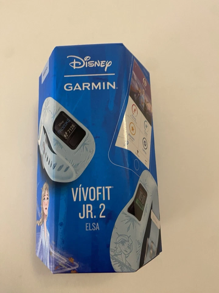 NIB Garmin VivoFit Jr2 Junior 2 Fitness Tracker Watch Disney Frozen Elsa - Image 2 of 4