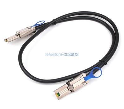 6Gbp/s External Cable SFF-8088 to SFF-8088 Mini SAS to Mini SAS Cable 1M 3.28ft