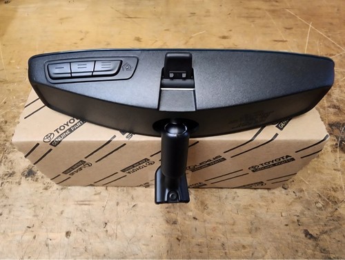 NEW Genuine Toyota Interior FRAMELESS HOMELINK REAR VIEW MIRROR PT374-00210 - Picture 4 of 4