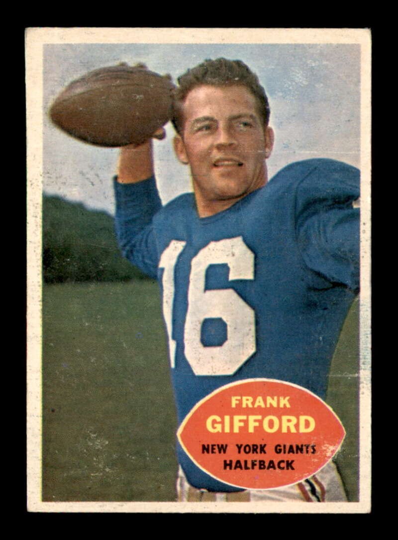 1960 Topps #74 Frank Gifford   EX X3169727