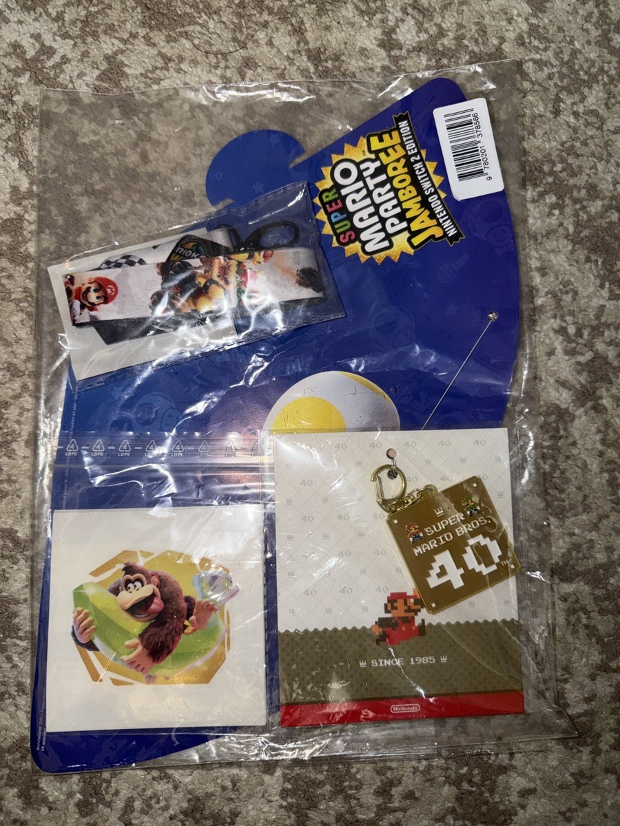 Nintendo Super Mario Bros 40th Anniversary Keychain Bundle | eBay
