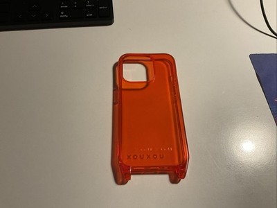 xouxou Handyhülle iPhone 15 Pro Orange Transparent
