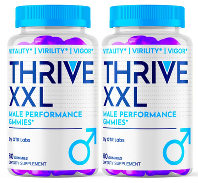 Thrive XXL Male Gummys Advanced Formula ThriveXXL Vitamin 120 Gummies (2 Pack)