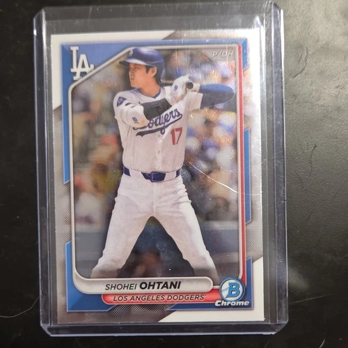 Topps 2024 Bowman Chrome Shohei Ohtani #85 Los Angeles Dodgers MLB Baseball Card