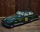 MARX DICK TRACY POLICE SQUAD CAR TIN LITHO METAL WIND UP TOY VINTAGE 1940s AUTO